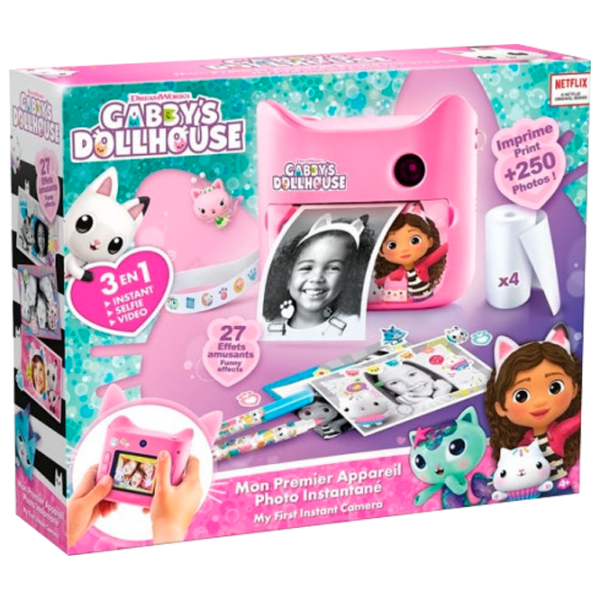 Фотоаппарат Canal Toys Gabby`s Dollhouse My first instant camera GAB005CL Разноцветный Для детей, 4+ photo 1