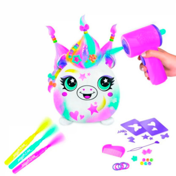 Креативный набор Canal Toys Hairiffic Squishy Airbrush Plush AIR040 Разноцветный Для детей, 6+ photo 3