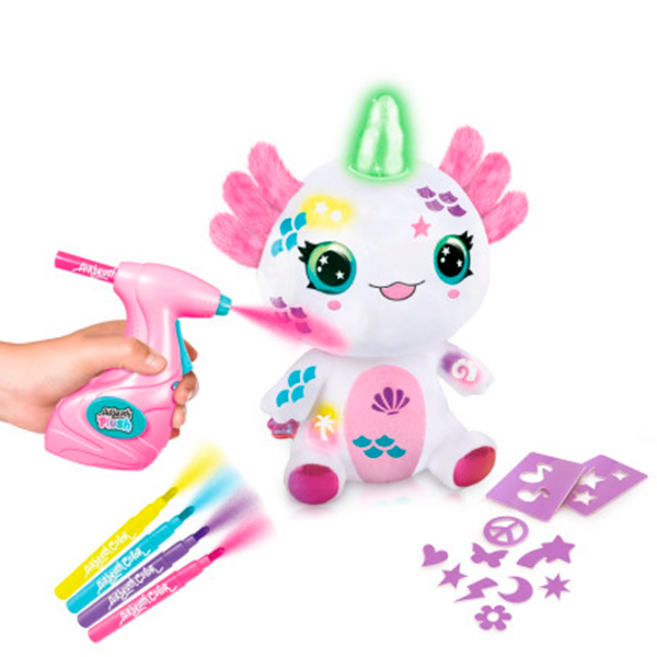 Креативный набор Canal Toys Airbrush Plush Axolotlcorn AIR049 Белый Для детей, 6+ photo 5