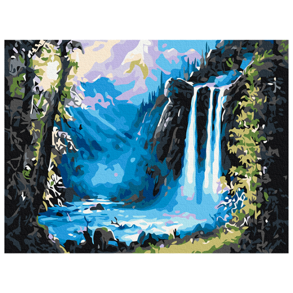 Pictură pe numere BrushMe Farmecul naturii RBS52240FC 40 x 30 cm, Pânză photo 1