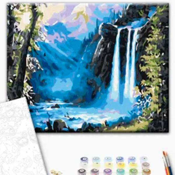 Pictură pe numere BrushMe Farmecul naturii RBS52240FC 40 x 30 cm, Pânză photo 2