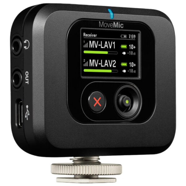 Microfon Shure Movemic TWO Receiver Kit Black  photo 6