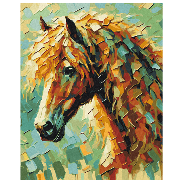 Pictură pe numere BrushMe Lăcustă, Oleg Loburak BS54165FC 50 x 40 cm, Pânză photo 1