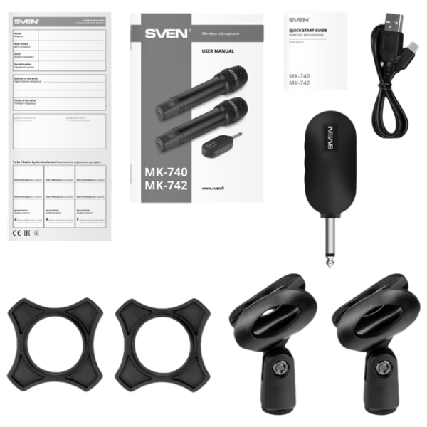 Microfon Sven MK-742 Black  photo 7