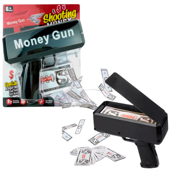 Игрушечный пистолет Essa Toys 2022-3 Черный Электрический, Банкноты, 6+ photo 2