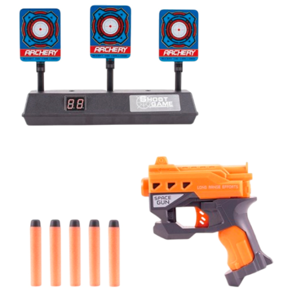 Бластер Essa Toys 999-1 Оранжевый патронный, Стрел, 8+ photo 2