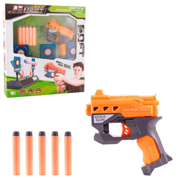 Бластер Essa Toys 999-1 Оранжевый патронный, Стрел, 8+ photo 5