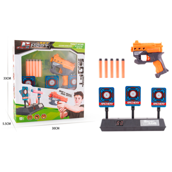 Бластер Essa Toys 999-1 Оранжевый патронный, Стрел, 8+ photo 6