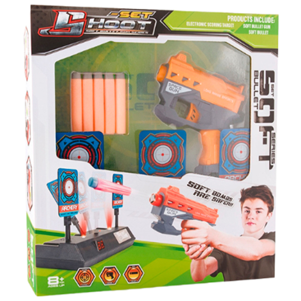 Бластер Essa Toys 999-1 Оранжевый патронный, Стрел, 8+ photo 7