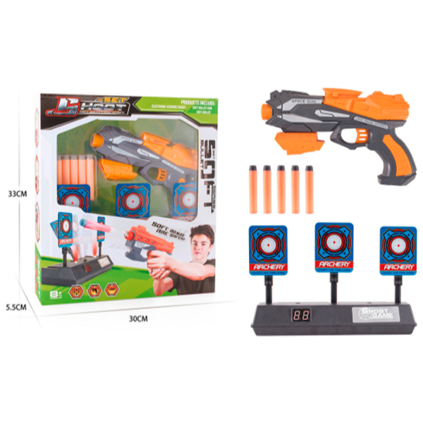 Бластер Essa Toys 999-3 Оранжевый патронный, Стрел, 8+ photo 4
