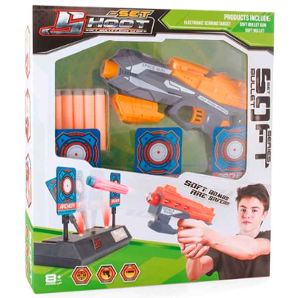 Бластер Essa Toys 999-3 Оранжевый патронный, Стрел, 8+ photo 6