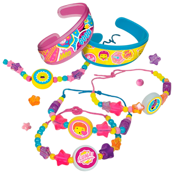 Set de creație Clementoni Fun Bracelets 15160 Pink Pentru fetițe, 7+ photo 1