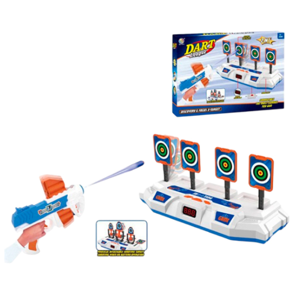 Игрушечный пистолет Essa Toys B3235N Белый патронный, шариков ,  photo 2