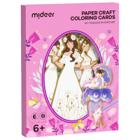 Креативный набор Mideer Paper Craft My Fashion Showcase MD2241 Розовый Для девочек, 6+