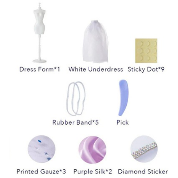 Креативный набор Mideer Princess's Probation Room MD1274 Фиолетовый Для девочек, 5+ photo 2