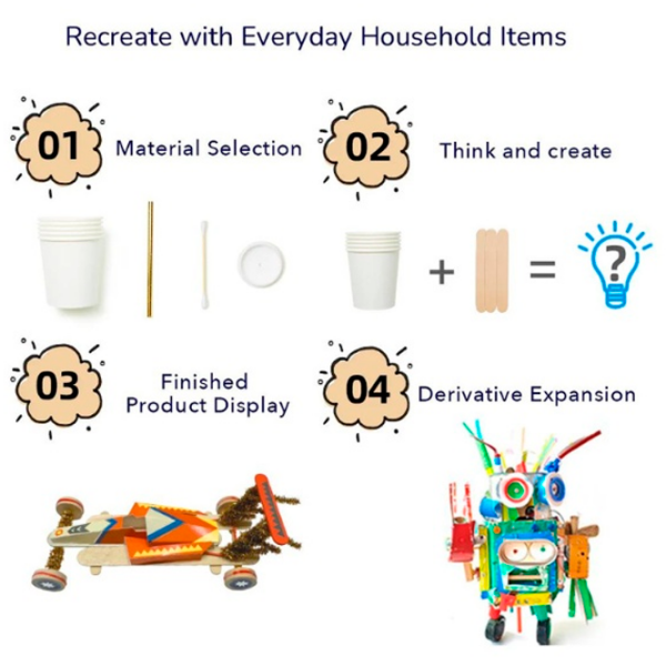 Креативный набор Mideer Invention Toy Set The Light Lab MD3380 Синий Для детей, 8+ photo 3