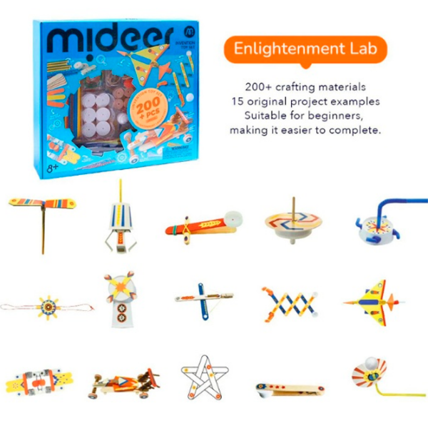 Креативный набор Mideer Invention Toy Set The Light Lab MD3380 Синий Для детей, 8+ photo 6