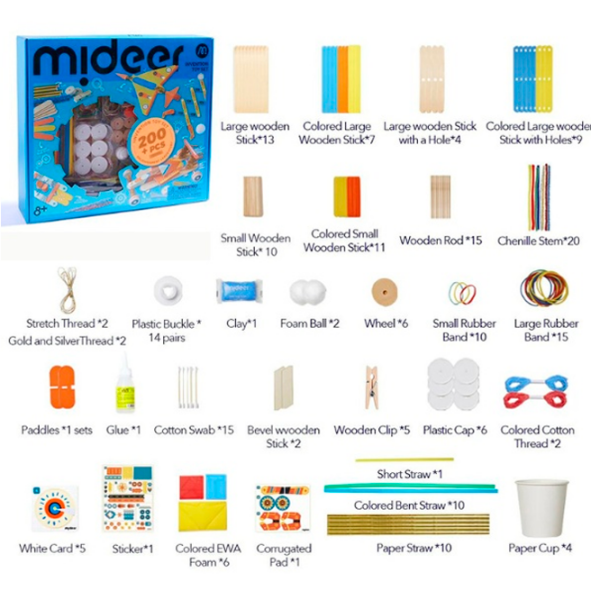 Креативный набор Mideer Invention Toy Set The Light Lab MD3380 Синий Для детей, 8+ photo 7