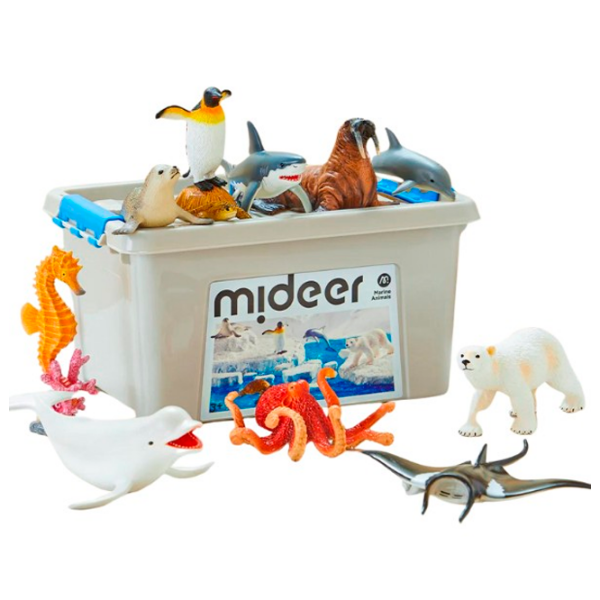 Set de creație Mideer Marine Animals MD2251 White Pentru copii, 3+ photo 2