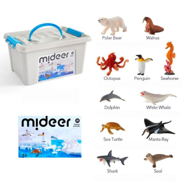 Set de creație Mideer Marine Animals MD2251 White Pentru copii, 3+ photo 3