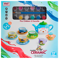 Креативный набор Essa Toys Painted Art Tea set 555-DIY001 Разноцветный Для детей, 3+