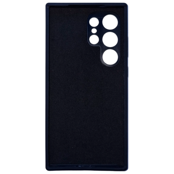 Husă pentru smartphone Samsung Galaxy S24 Ultra (Soft Touch) Black EVO, TPU, Back photo 2