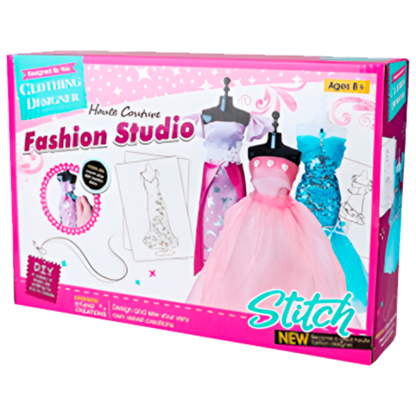 Set de creație Essa Toys Fashion Studio Stitch 008-F Pink Pentru fetițe, 8+ photo 1