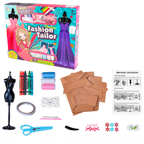 Креативный набор Essa Toys Fashion Tailor 009-C Разноцветный Для девочек, 8+ photo 3
