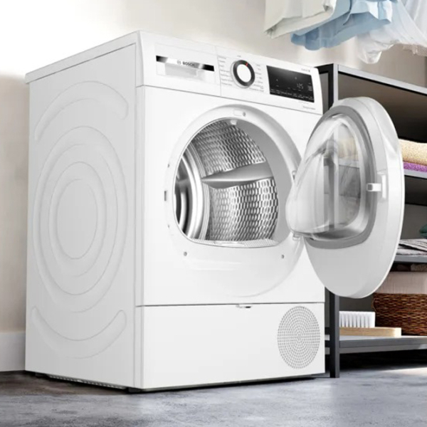 Mașină de uscat rufe Bosch WQG1420DFR White 9 kg, A++ photo 4