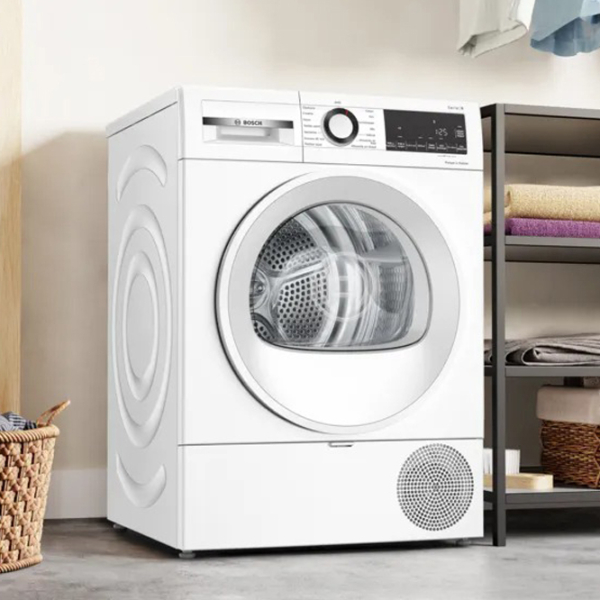 Mașină de uscat rufe Bosch WQG1420DFR White 9 kg, A++ photo 5