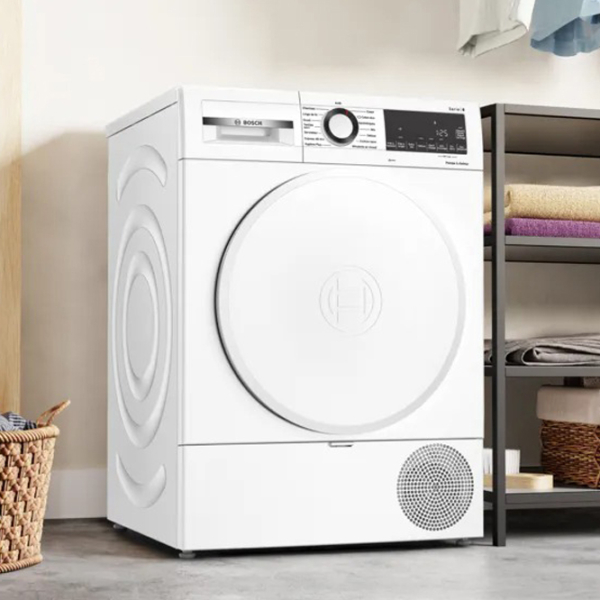 Mașină de uscat rufe Bosch WQG233D0FR White 8 kg, A++ photo 6