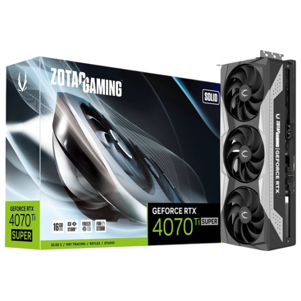 Видеокарта Zotac GeForce RTX 4070 Ti GAMING SUPER SOLID 16 ГБ PCI Express x16 5.0 photo 6