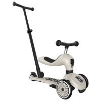 Trotinetă pentru copii cu trei roți Scoot and Ride Highwaykick 1 Push and Go () Gray 1 an, 50 kg, Din PU
