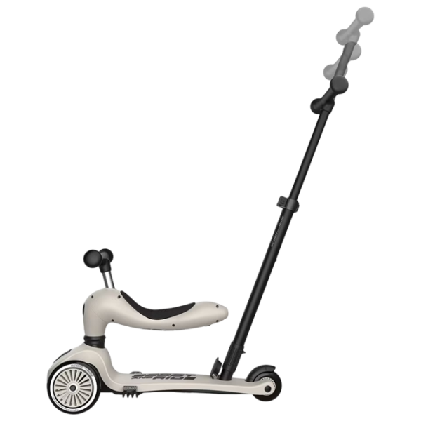 Trotinetă pentru copii cu trei roți Scoot and Ride Highwaykick 1 Push and Go () Gray 1 an, 50 kg, Din PU photo 2