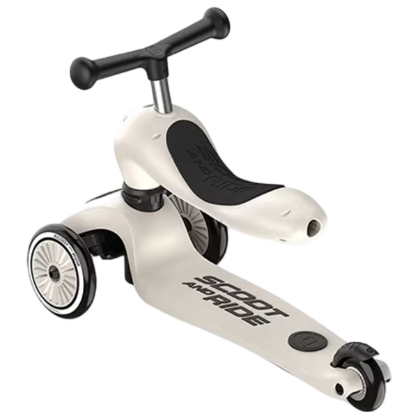 Trotinetă pentru copii cu trei roți Scoot and Ride Highwaykick 1 Push and Go () Gray 1 an, 50 kg, Din PU photo 5