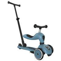 Trotinetă pentru copii cu trei roți Scoot and Ride Highwaykick 1 Push and Go () Blue 1 an, 50 kg, Din PU