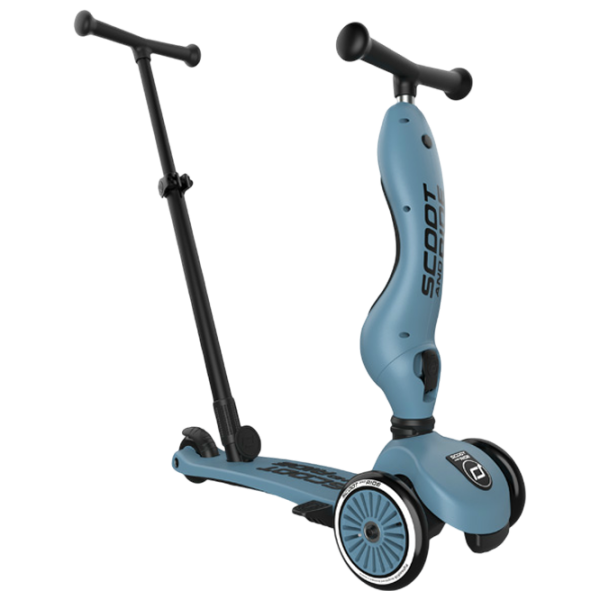 Trotinetă pentru copii cu trei roți Scoot and Ride Highwaykick 1 Push and Go () Blue 1 an, 50 kg, Din PU photo 2