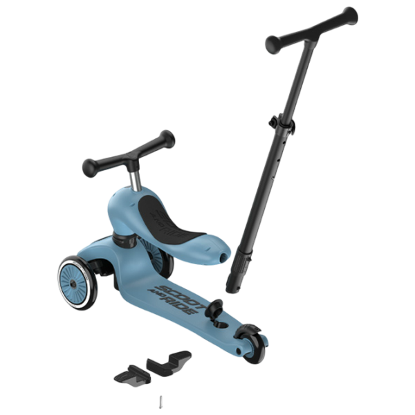 Trotinetă pentru copii cu trei roți Scoot and Ride Highwaykick 1 Push and Go () Blue 1 an, 50 kg, Din PU photo 5