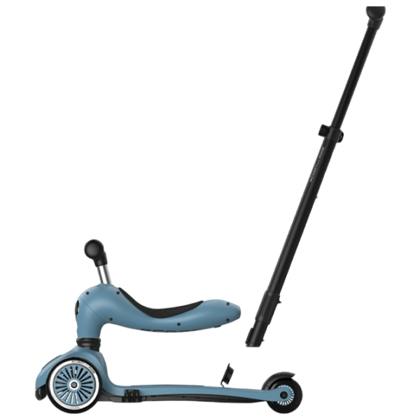 Trotinetă pentru copii cu trei roți Scoot and Ride Highwaykick 1 Push and Go () Blue 1 an, 50 kg, Din PU photo 6