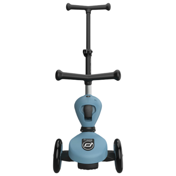 Trotinetă pentru copii cu trei roți Scoot and Ride Highwaykick 1 Push and Go () Blue 1 an, 50 kg, Din PU photo 8