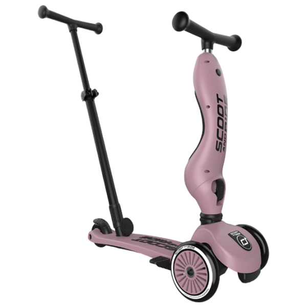 Trotinetă pentru copii cu trei roți Scoot and Ride Highwaykick 1 Push and Go () Pink 1 an, 50 kg, Din PU photo 2