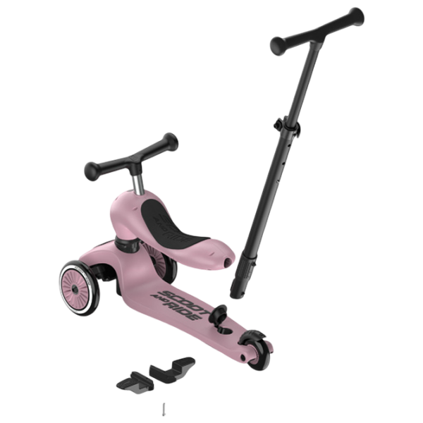 Trotinetă pentru copii cu trei roți Scoot and Ride Highwaykick 1 Push and Go () Pink 1 an, 50 kg, Din PU photo 5