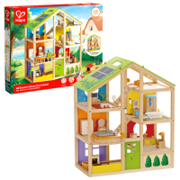 Căsuță pentru păpuși Hape All Season House accesorii pentru păpuși E3401 3+