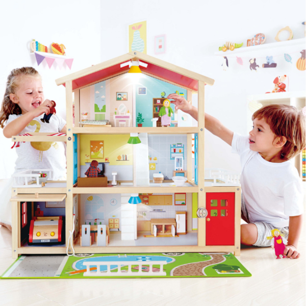 Căsuță pentru păpuși Hape Family Residence accesorii pentru păpuși E3405 3+ photo 10