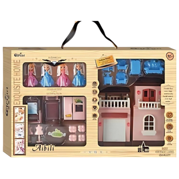 Căsuță pentru păpuși Essa Toys Aibili model A286-11A 3+ photo 1