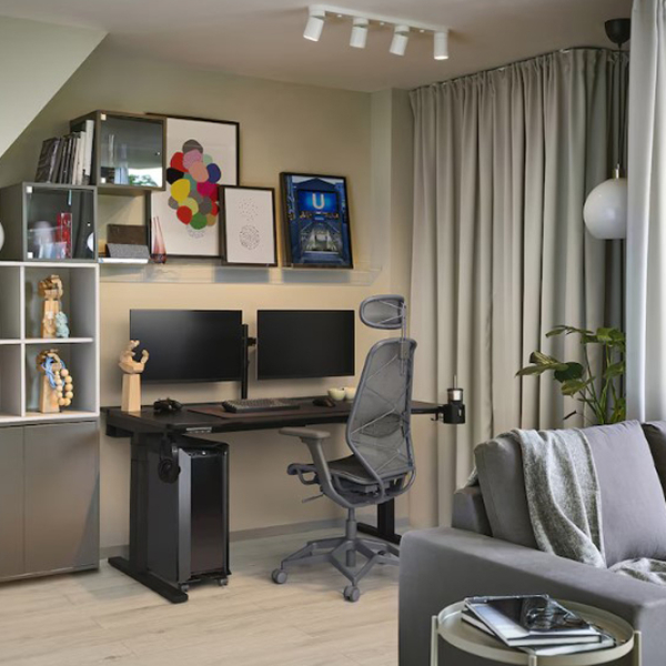 Masă gaming Ikea Utmaning Black  photo 7