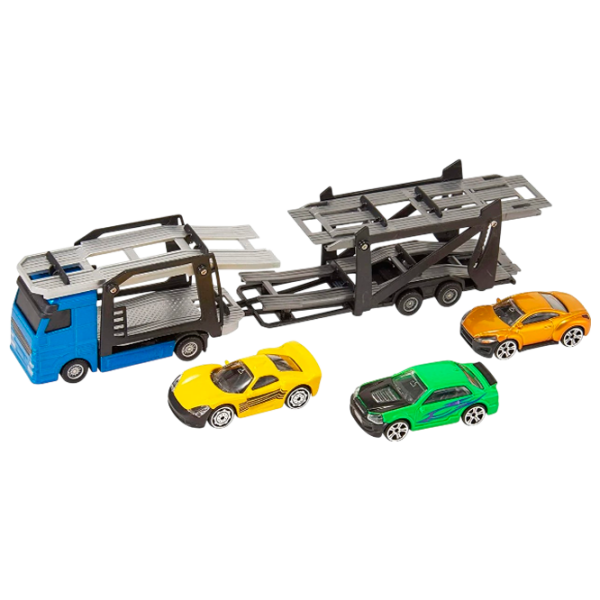 Грузовик Teamsterz Car Transporter with Cars 1373621
Черный
Разноцветный  photo 1