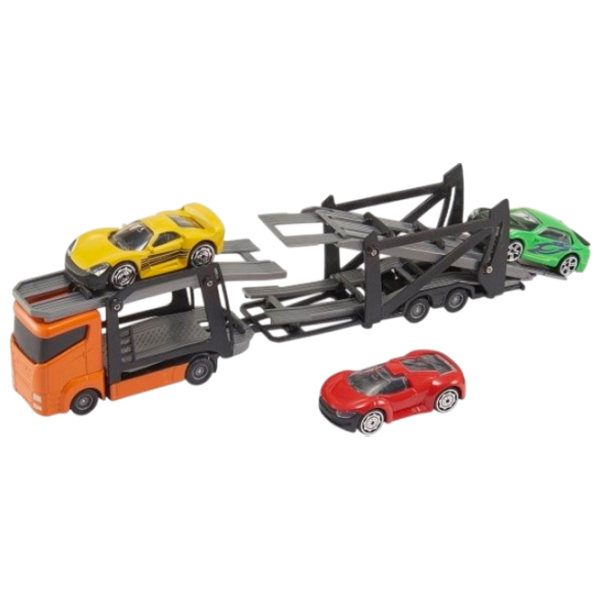 Грузовик Teamsterz Car Transporter with Cars 1373621
Черный
Разноцветный  photo 3