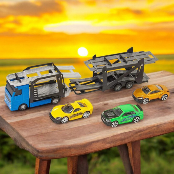 Грузовик Teamsterz Car Transporter with Cars 1373621
Черный
Разноцветный  photo 7