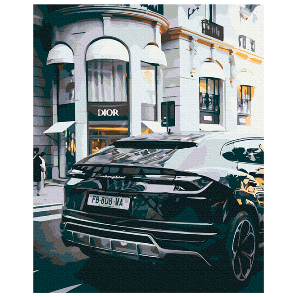 Pictură pe numere BrushMe Viață luxoasă BS52523FC 50 x 40 cm, Pânză photo 1